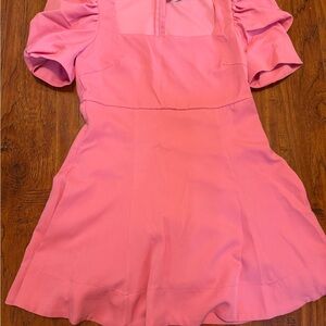 Elegant Pink Mini Dress